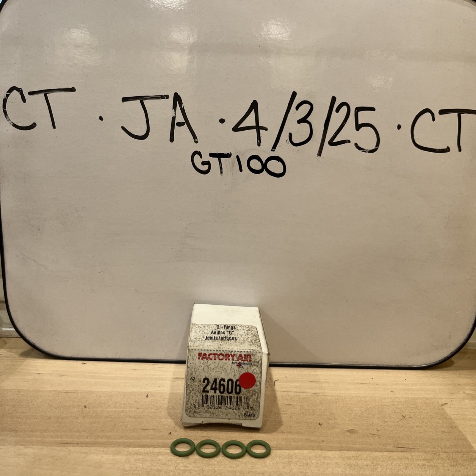 A/C Line O-Ring Factory Air 24606 - 4-pack