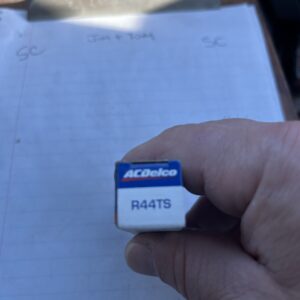 ACDELCO SPARK PLUG R44TS GM 19354427 NEW BOX OF 1