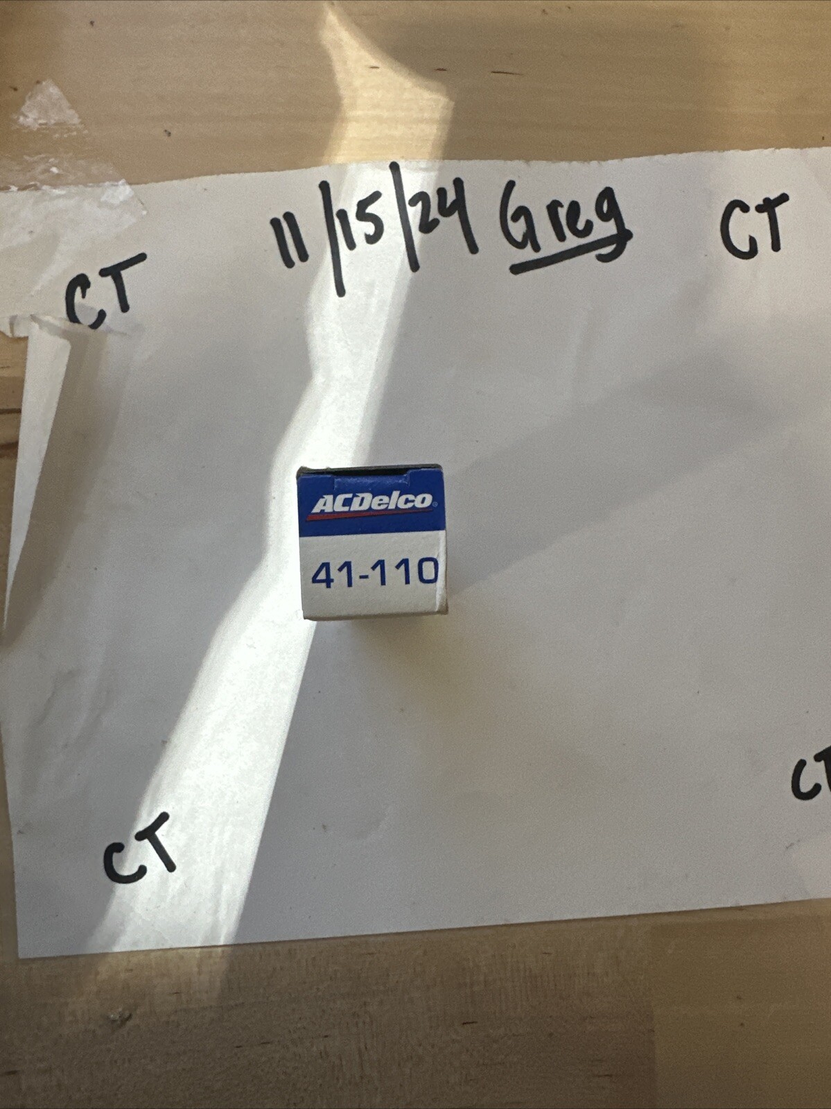 🔥ACDelco GM Original Equipment 41-110 Iridium Spark Plug🔥