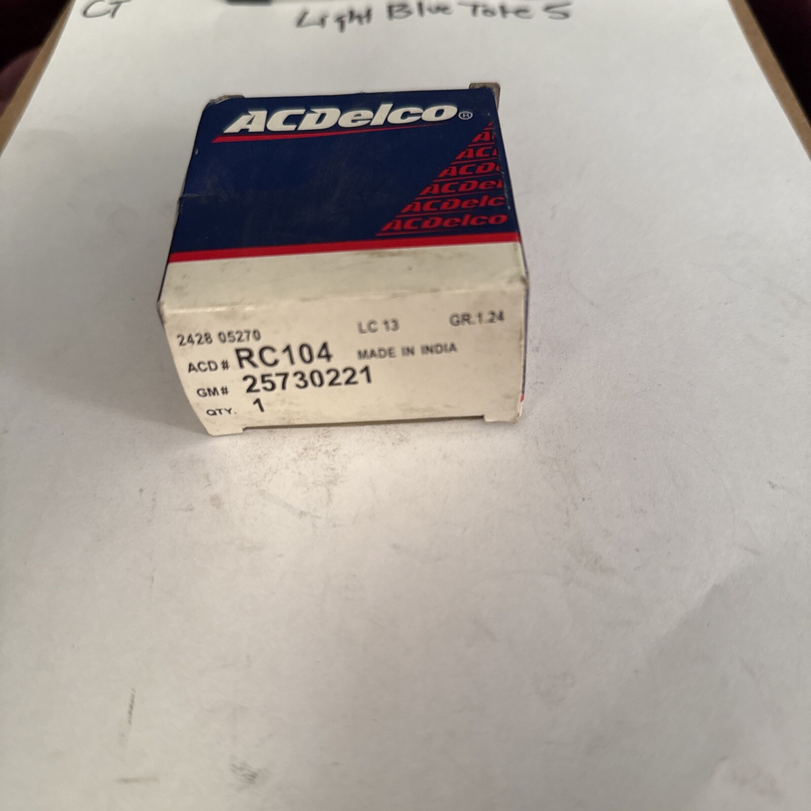 ACDelco RC104 Coolant Recovery Tank Cap GM 25730221 - Image 3