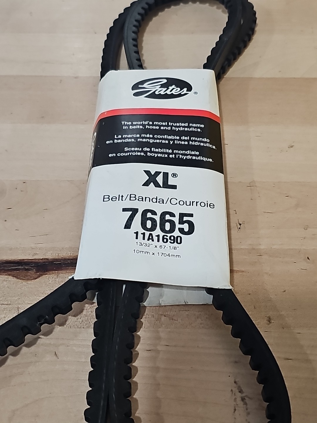 Accessory Drive Belt-High Capacity V-Belt (Standard) Gates 7665 - Image 3