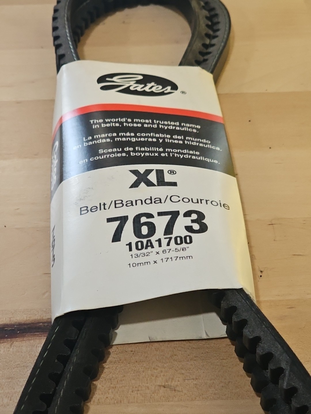 Accessory Drive Belt-High Capacity V-Belt (Standard) Gates 7673 - Image 3