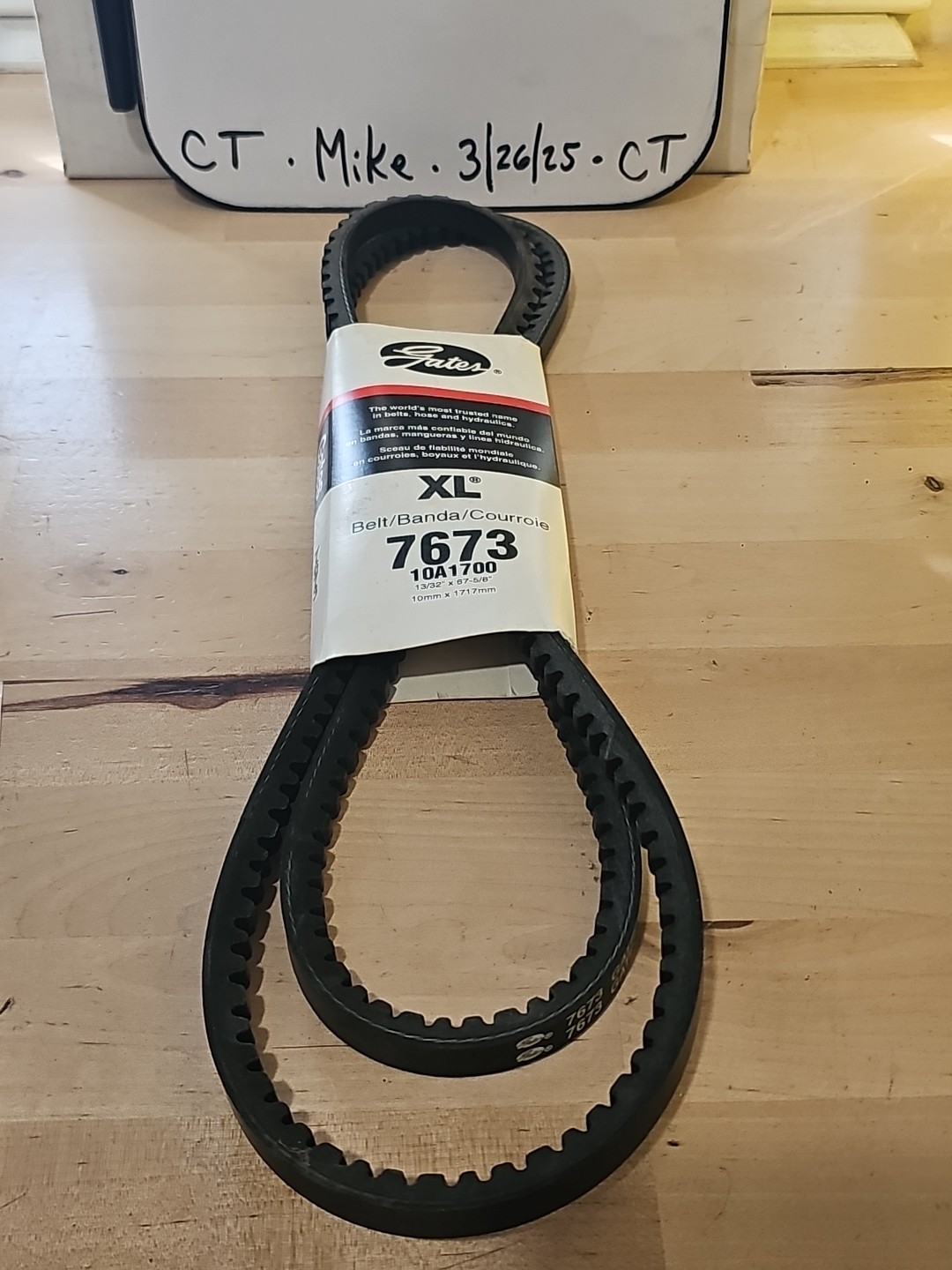 Accessory Drive Belt-High Capacity V-Belt (Standard) Gates 7673