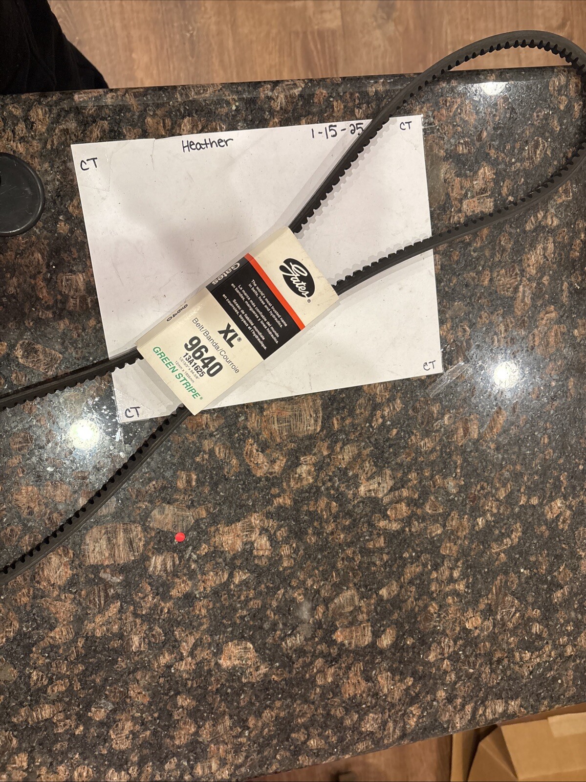 Accessory Drive Belt-High Capacity V-Belt(Standard) Gates 9640 (13A1625)