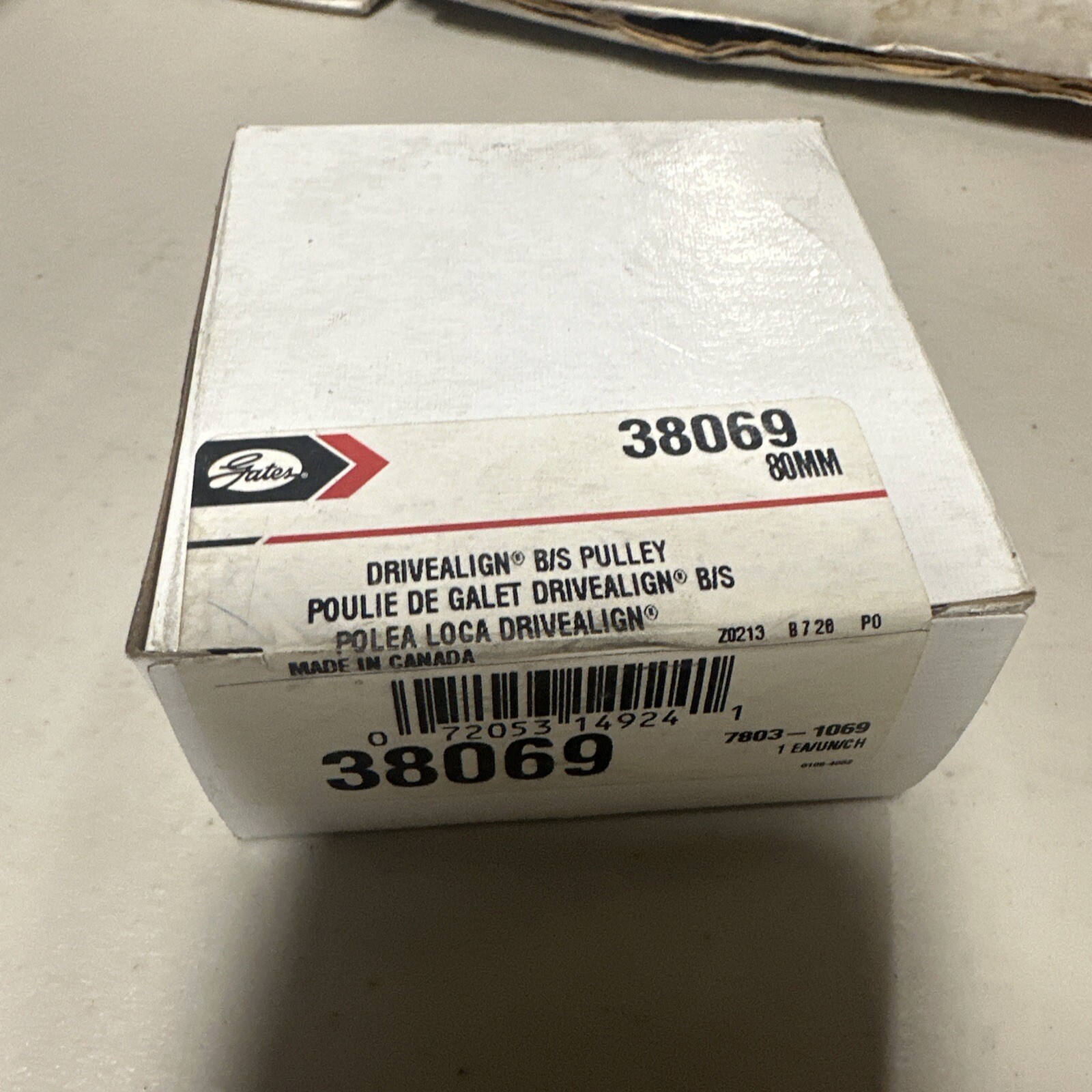 Accessory Drive Belt Idler Pulley-DriveAlign Premium OE Pulley Gates 38069 NewOS