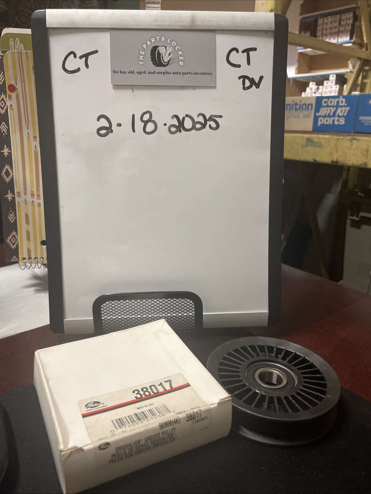 Accessory Drive Belt Tensioner Pulley-DriveAlign Premium OE Pulley Gates 38017