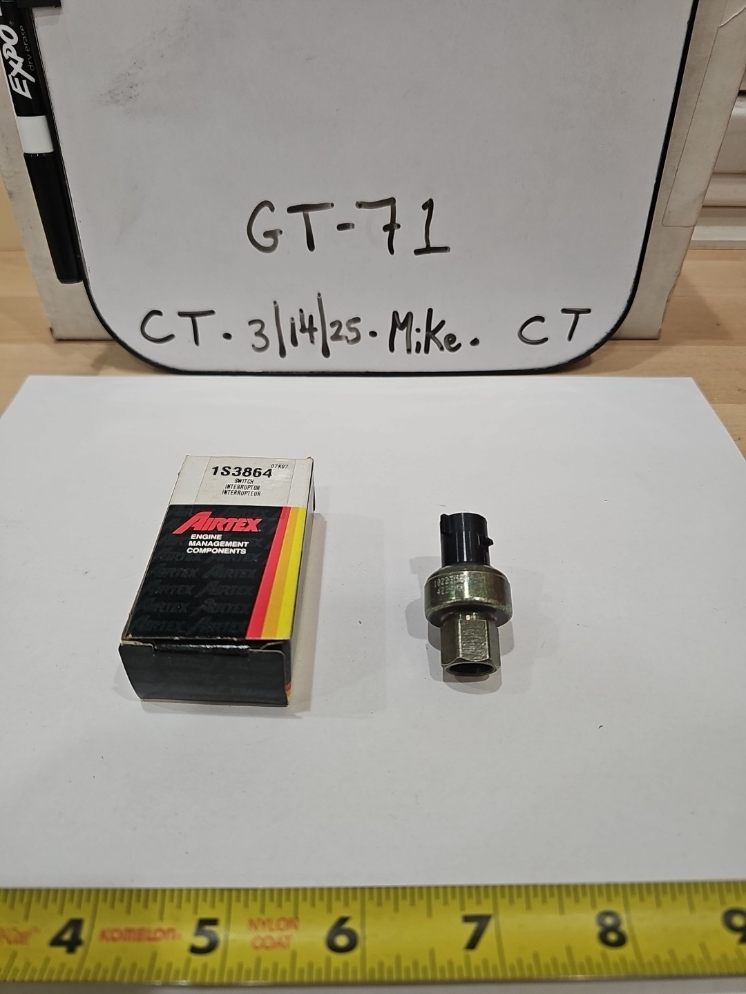 Airtex 1S3864 Cooling Fan Switch ( Cross Ref: Standard TS404)