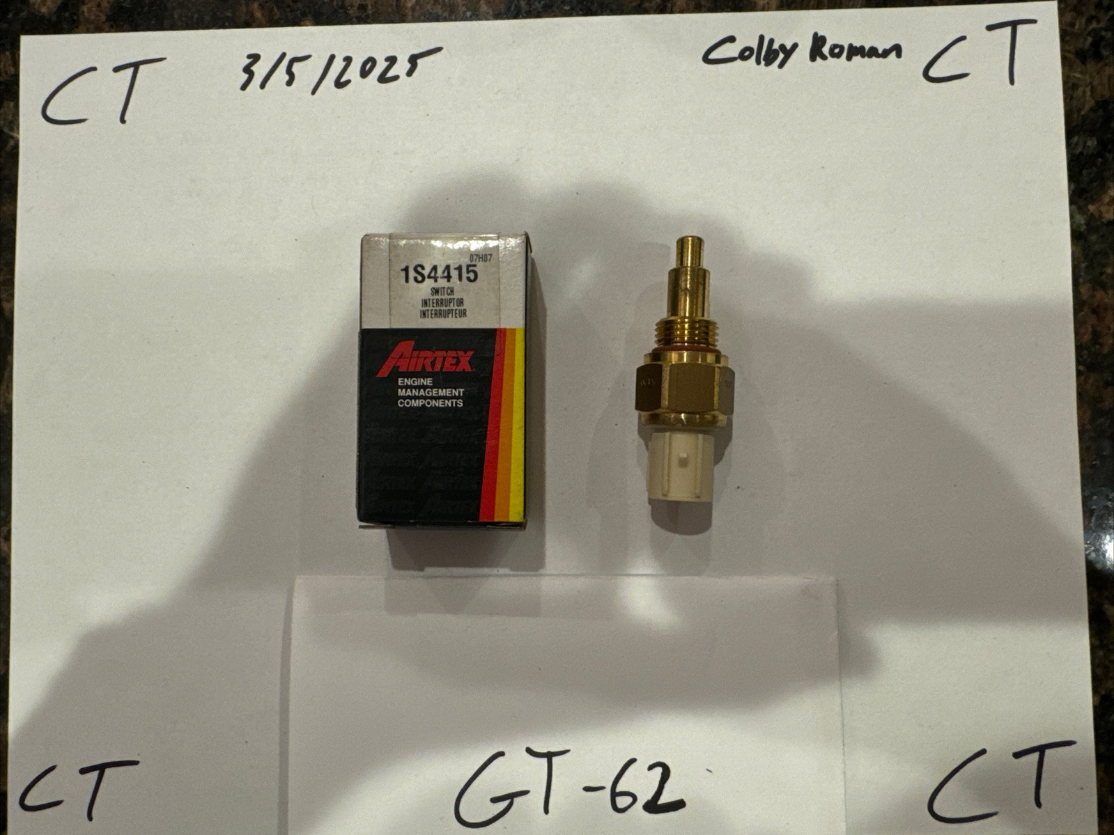 Airtex 1S4415 Engine Cooling Fan Switch (TS-208)