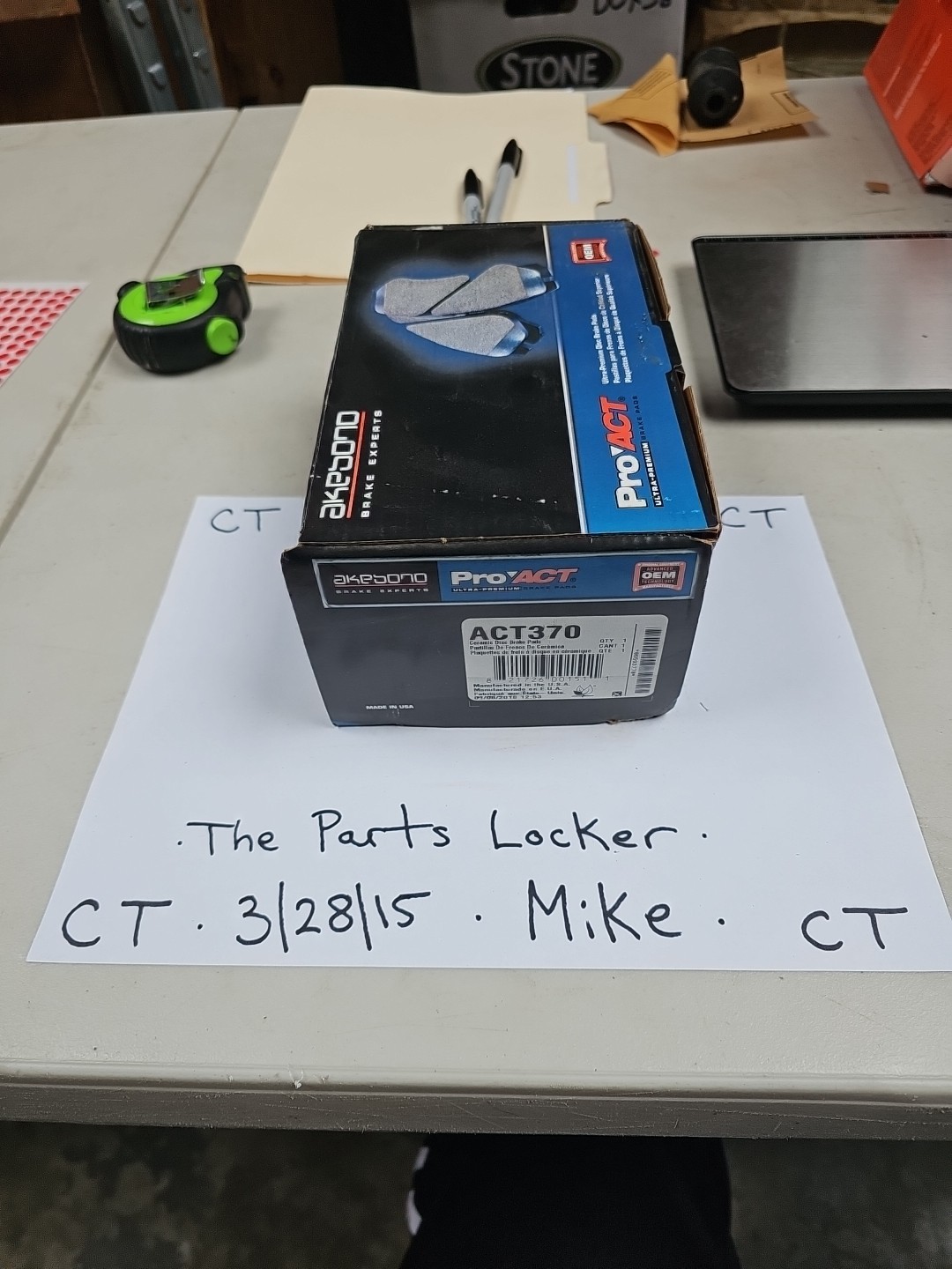 Akebono Proact Brake Pad Set Fit 1988-00 Chevrolet GMC C/K Series Pickups ACT370 - Image 4