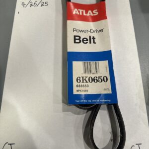 Atlas Power Drive Belt 6K0650