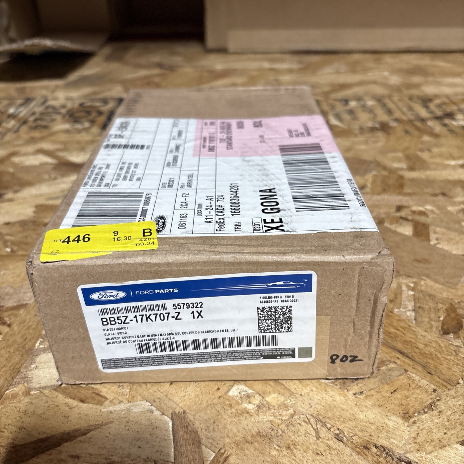 BB5Z-17K707-Z Genuine Ford LH Glass Assembly Rear View Mirror (2011-2019) OE