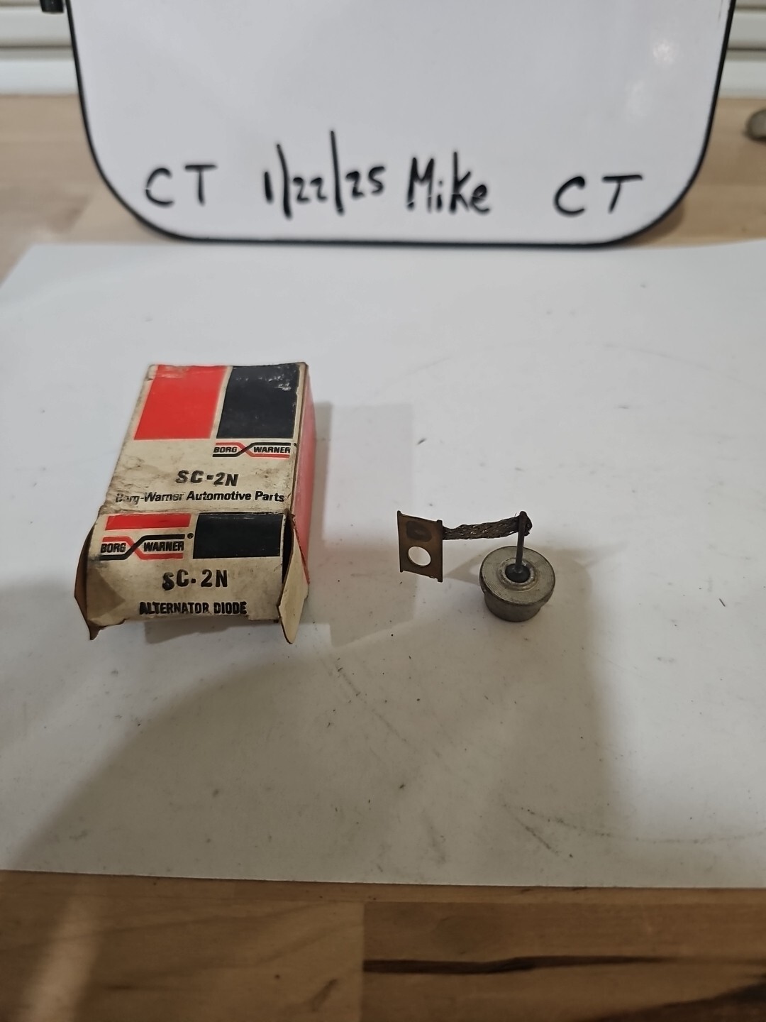 BORG WARNER # SC-2N NEGATIVE DIODE; FOR 1962-1980 DELCO-TRON EQUIPPED ALT.