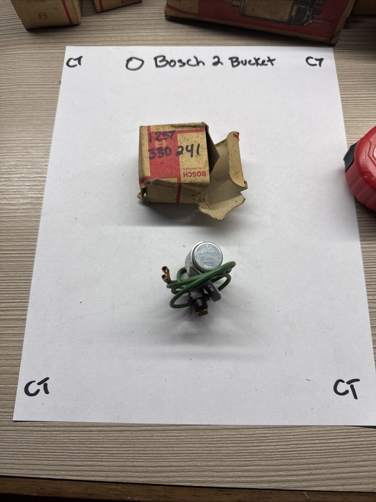 BOSCH 1237330241 1-237-330-241 for VW and Porsche Genuine NOS - Image 4