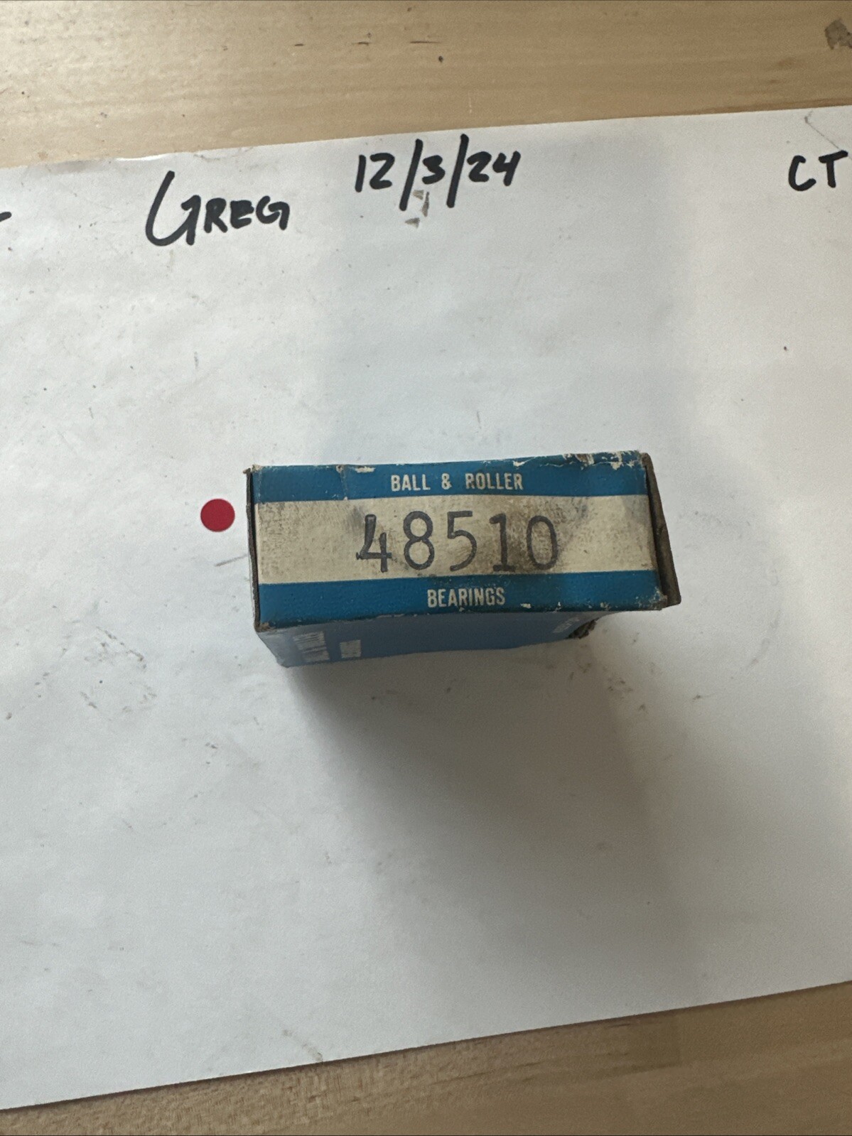 Ball & Roller Bearings 48510