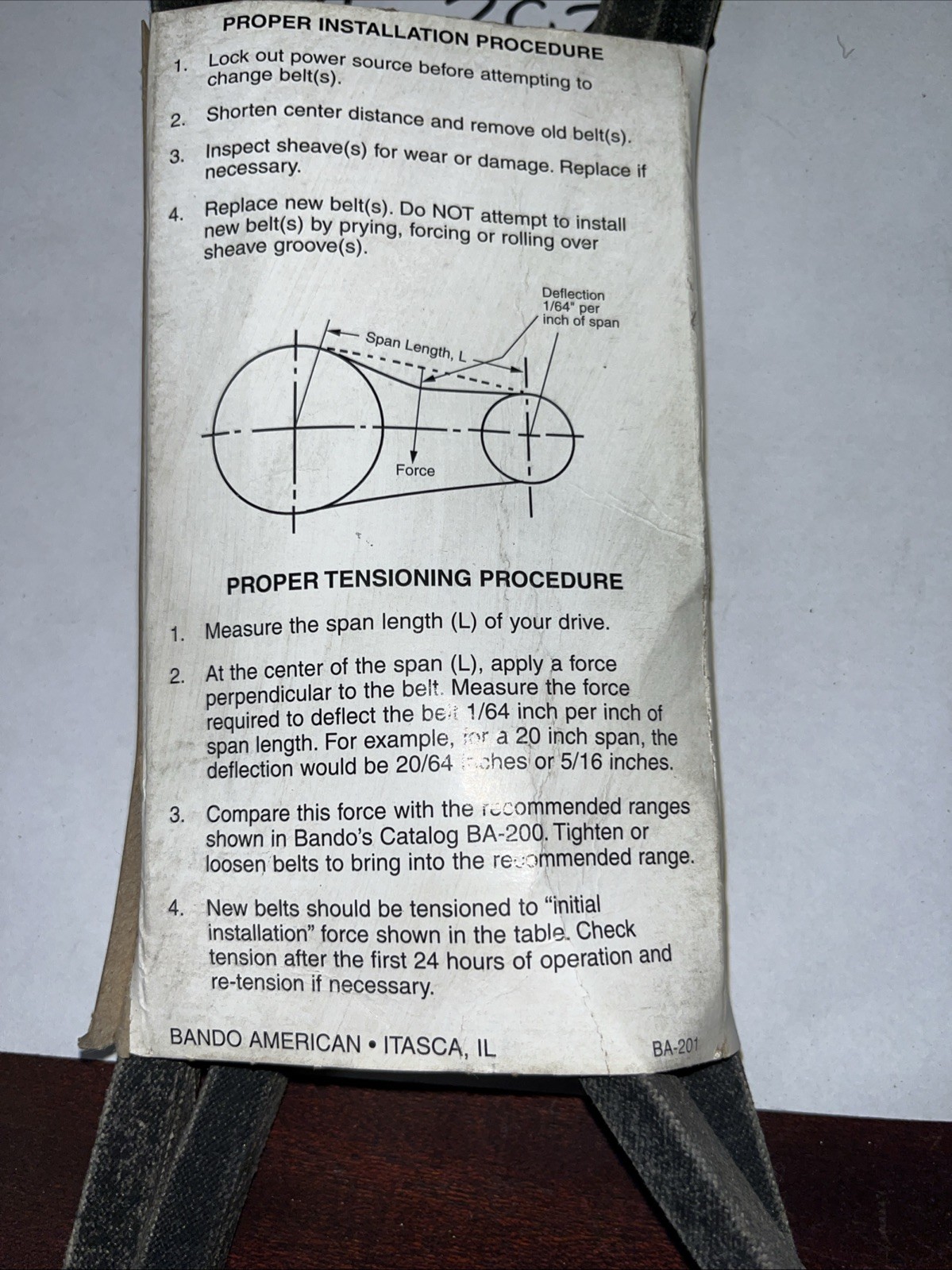 Bando premium V belt 5 L790 - Image 4