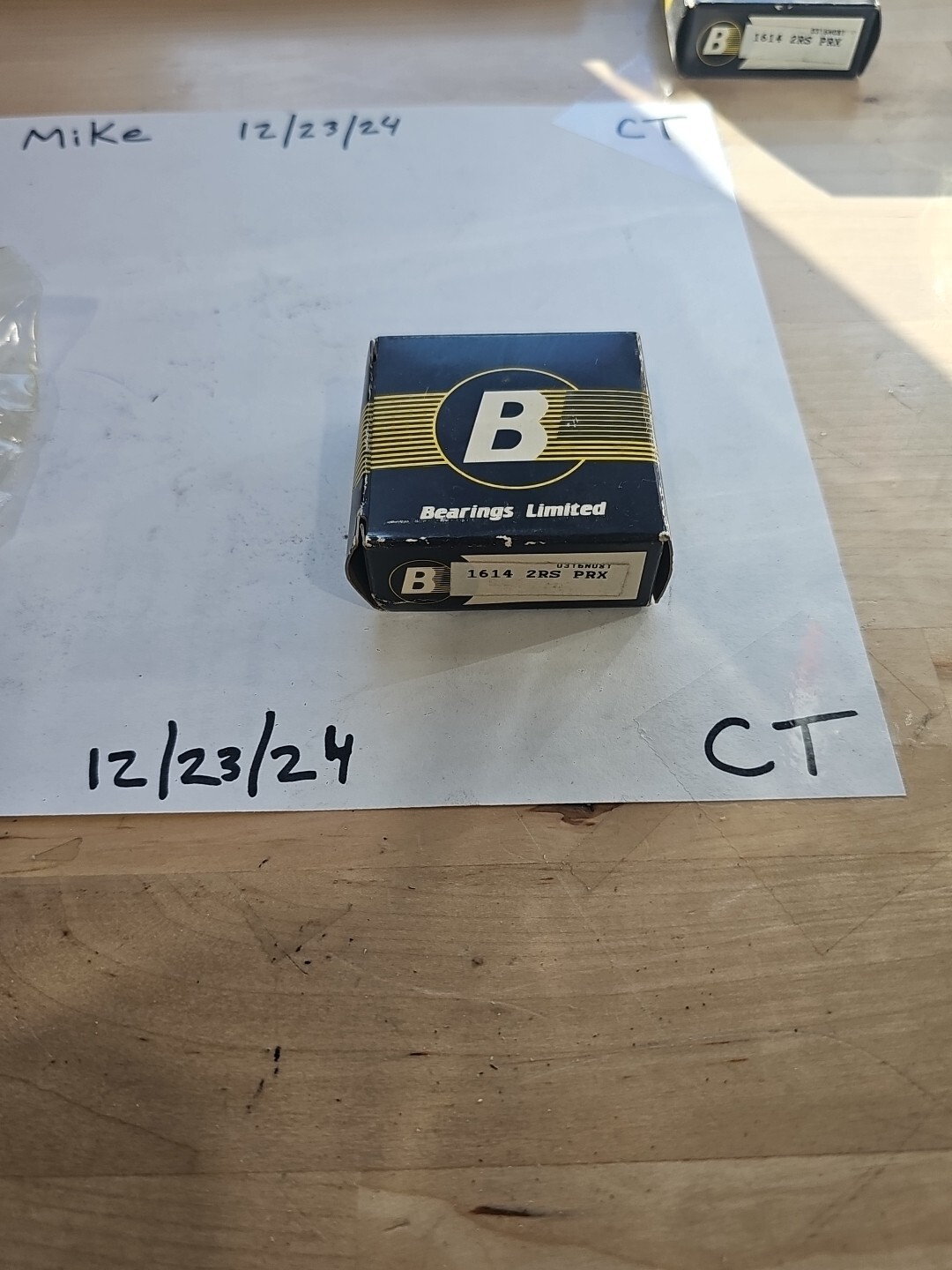 Bearings Limited 1614 2RS PRX Rad Ball Brg,1614,3/8in Bore,Alloy Stl 35JC43 - Image 4