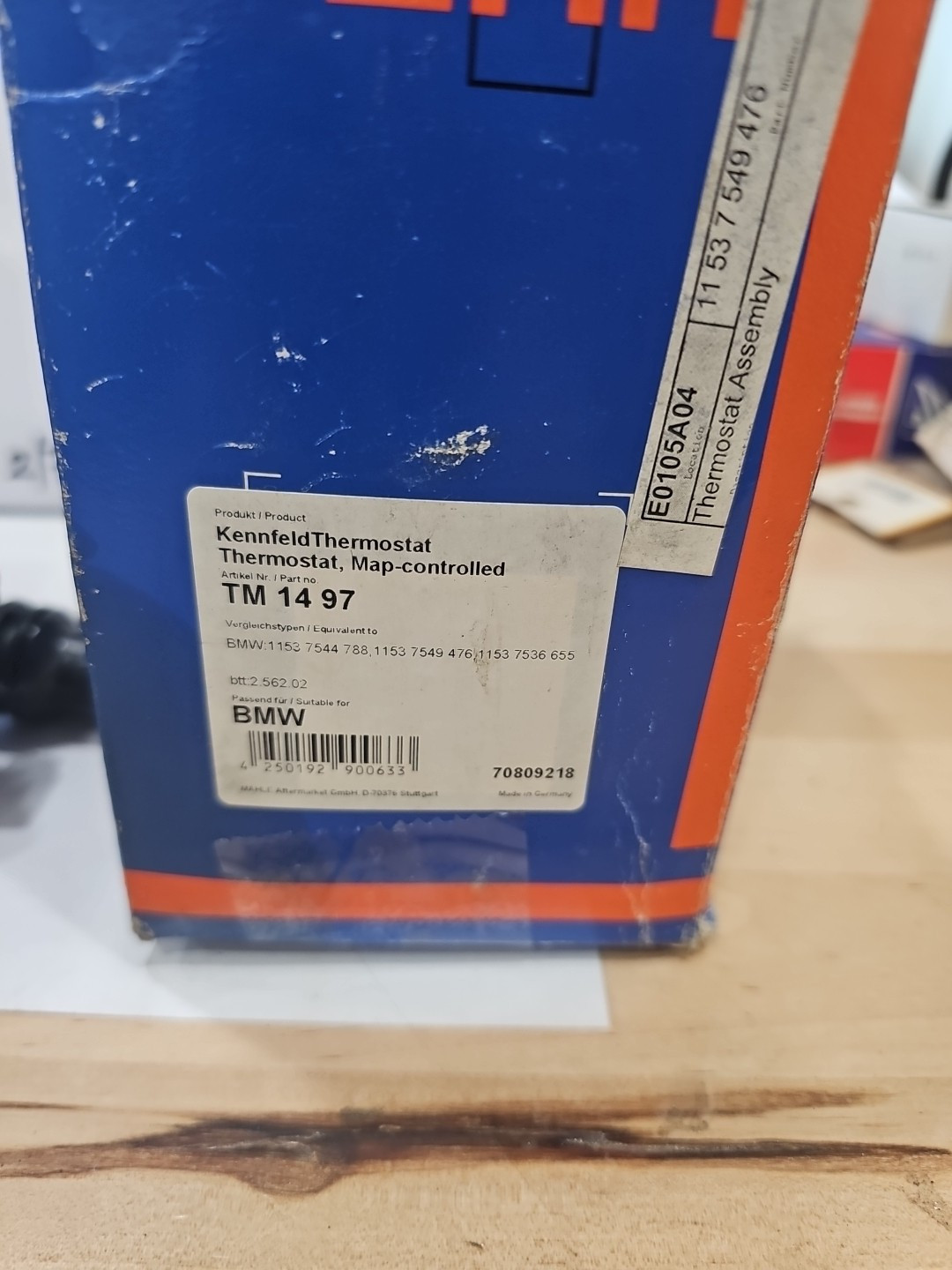 Behr Thermot-Tronik Engine Coolant Thermostat TM 14 97 - Image 3