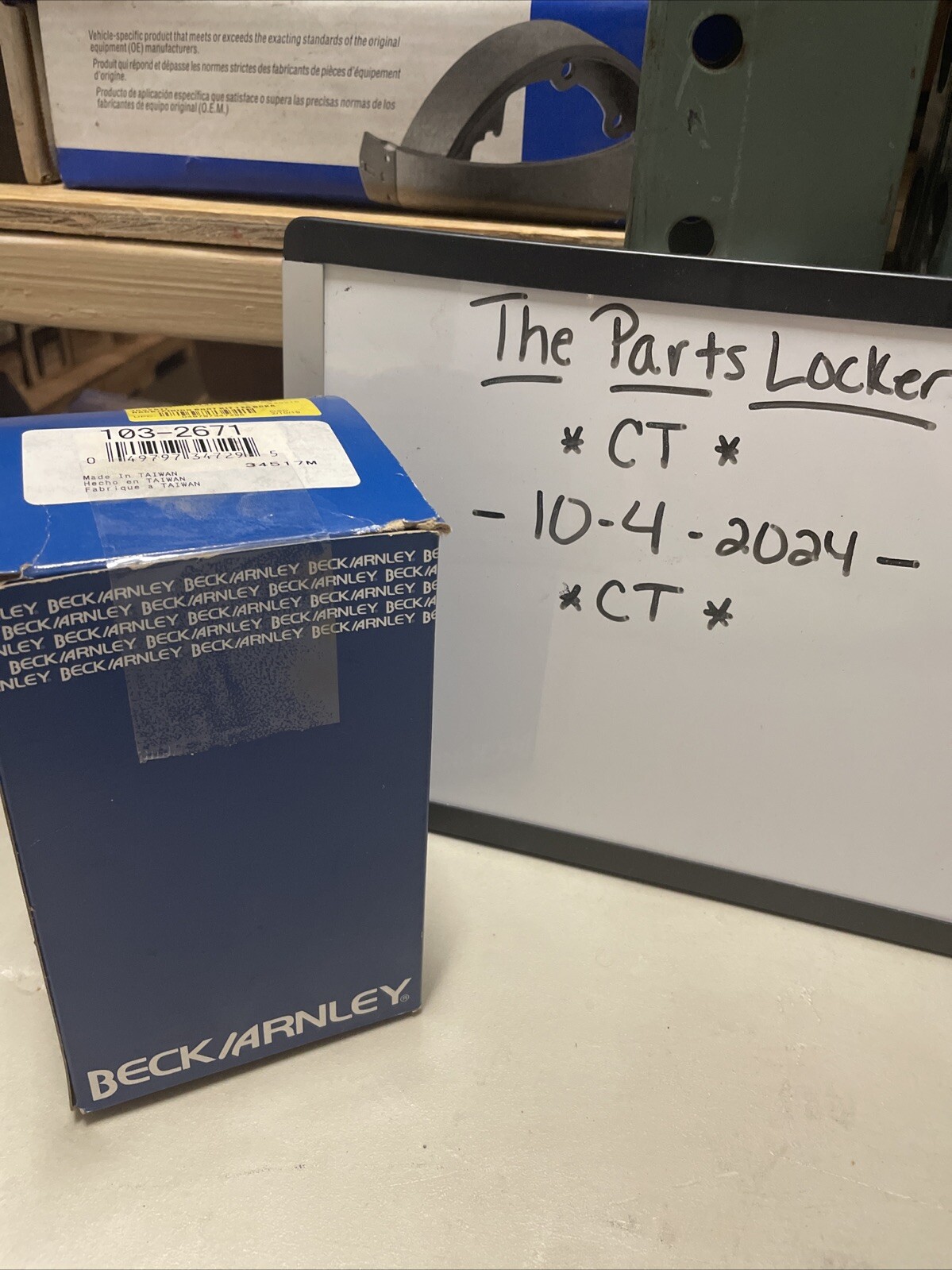 Bellows Kit Beck/Arnley 103-2671