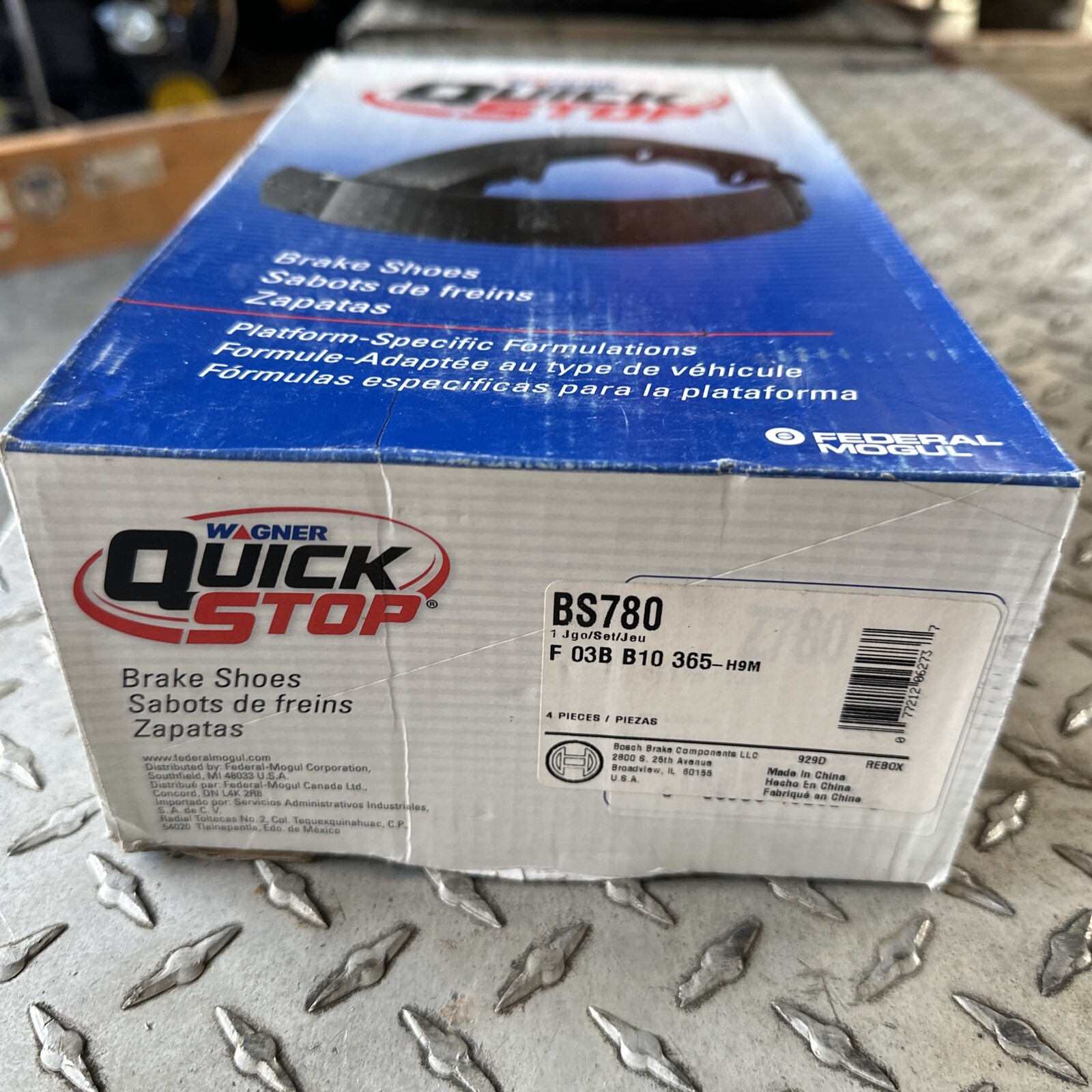 Bosch BS780 Bosch New Brake Shoe Set Wagner - Image 3