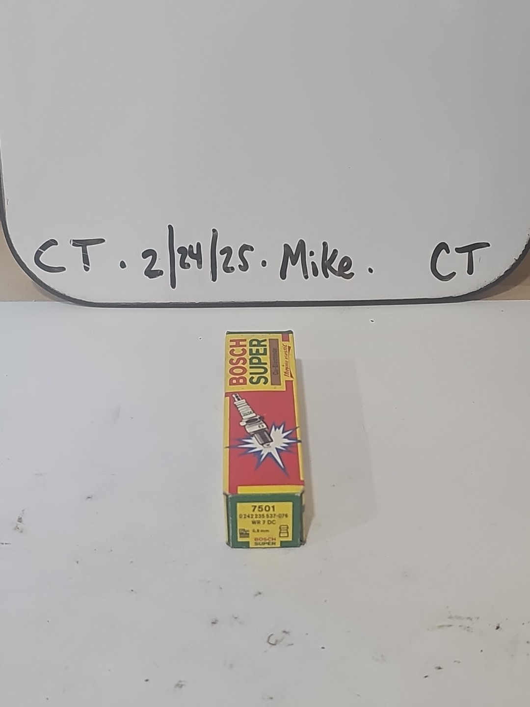 Bosch Super Copper Spark Plugs 7501 WR7DC Resistor Germany NEW