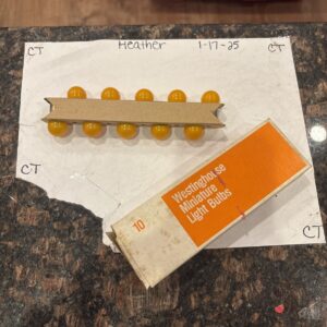 Box of 10 Westinghouse 97A Miniature Automotive Lamps Light Bulbs 12V