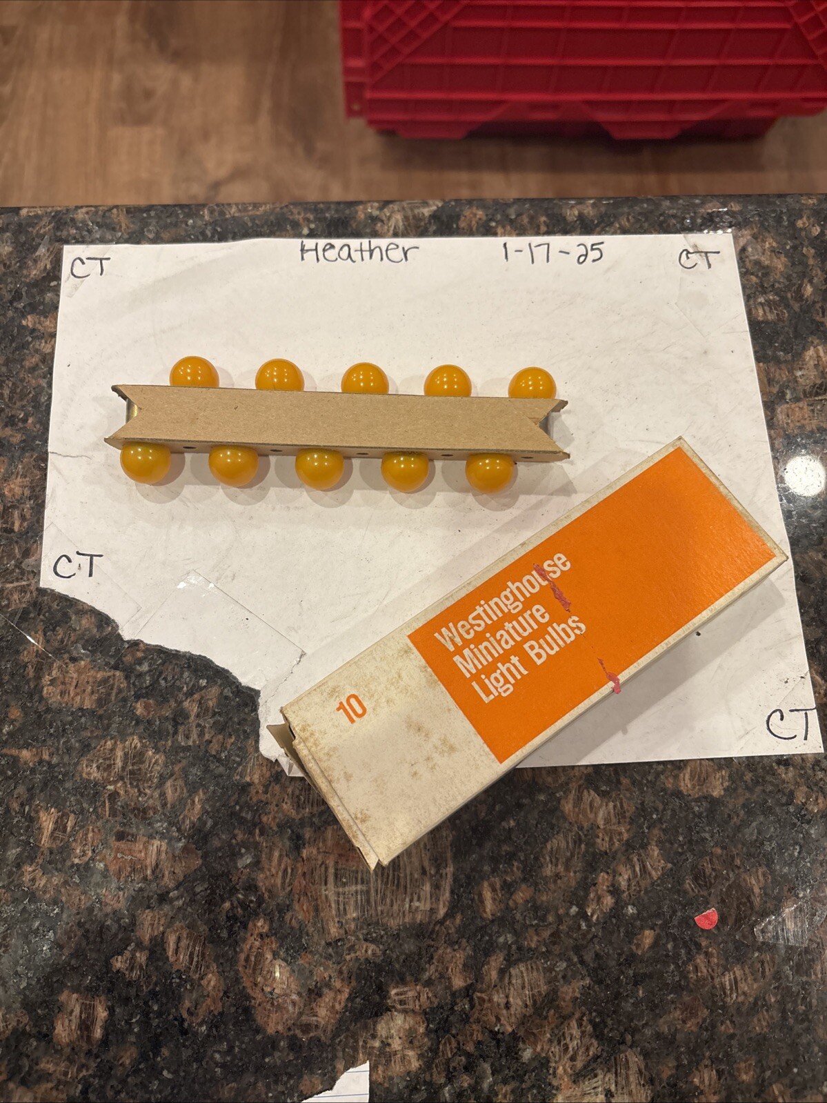 Box of 10 Westinghouse 97A Miniature Automotive Lamps Light Bulbs 12V