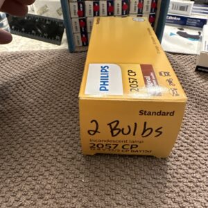 Brake Light Bulb-Standard Replacement (2) Bulbs Commercial Pack Philips 2057CP