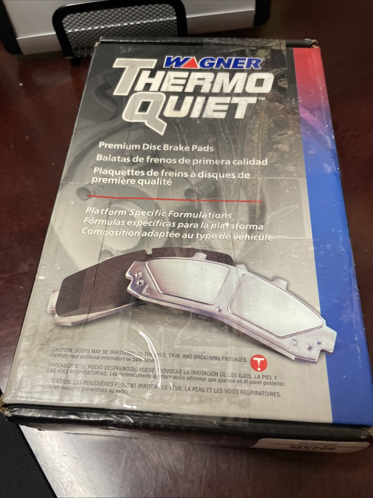 Brake Pad WAGNER MX796 ThermoQuiet; Semi-Metallic - Image 4