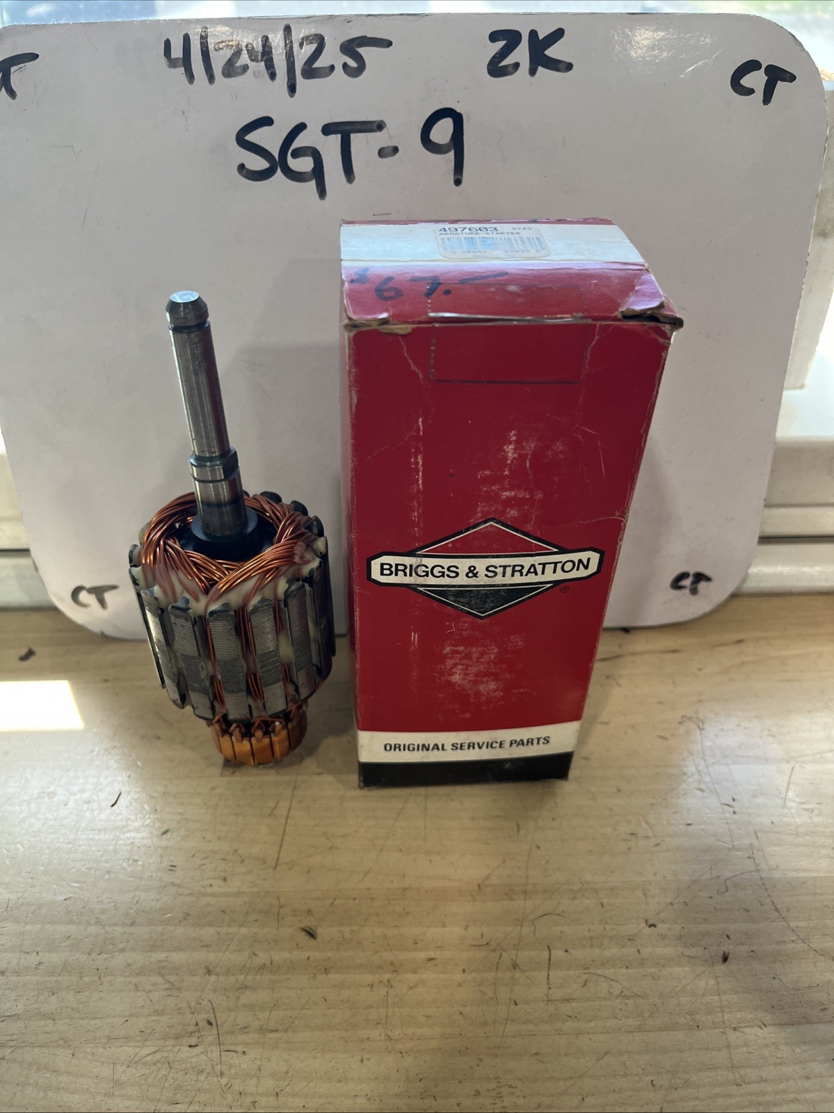 Briggs & Stratton 497603 Armature Starter Nos Oem Genuine Part