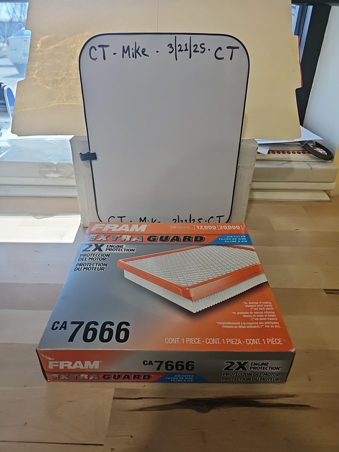 CA7666 Fram Extra Life Air Filter