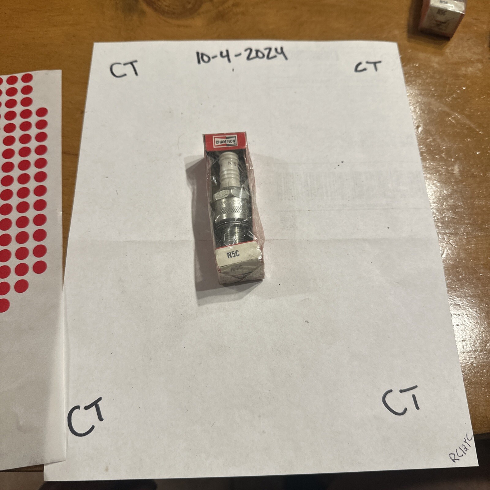 CHAMPION Spark Plug N5C NOS