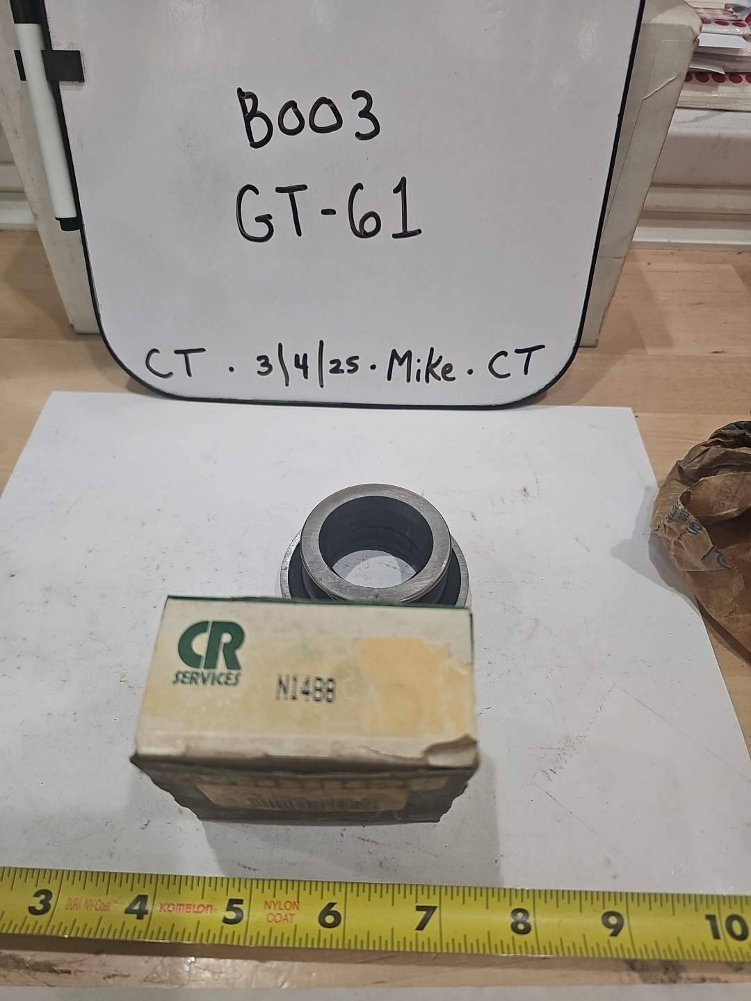 CR N1488 Ram Clutch Release Bearing 488; Diaphragm Style, Flat Face for GM - Image 3