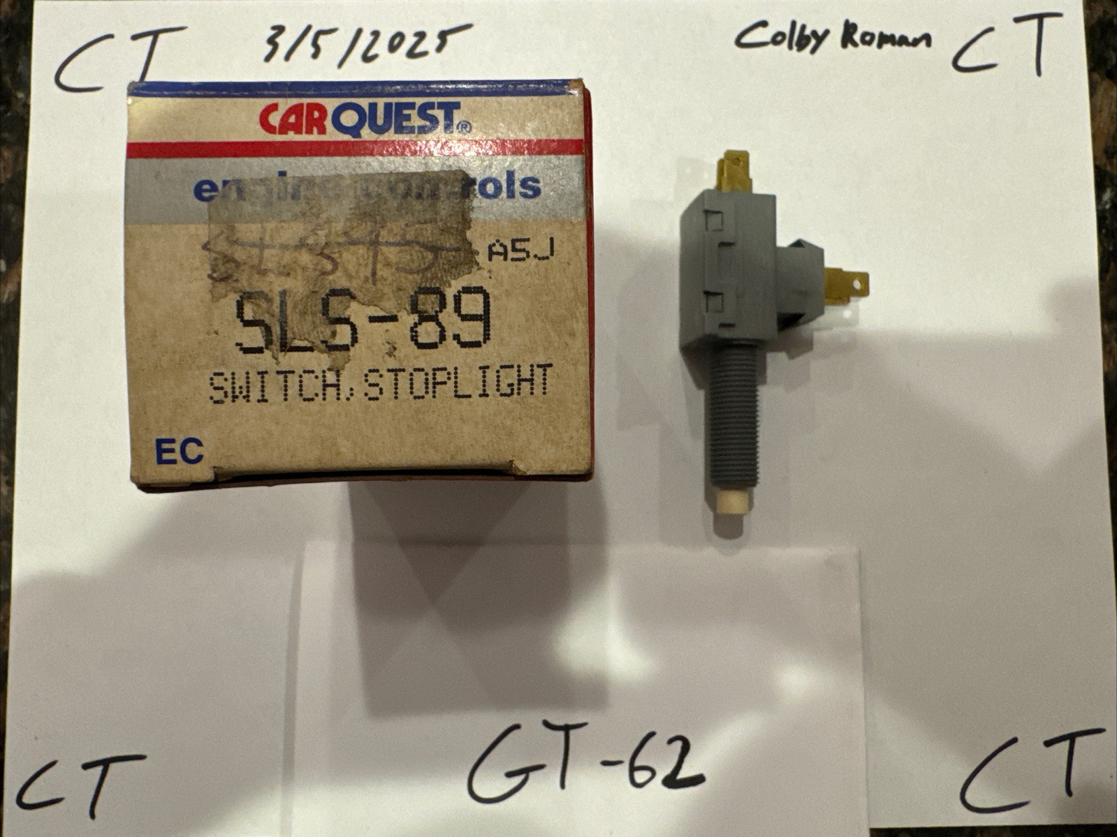 CarQuest Engine Controls SLS-89 - Image 3