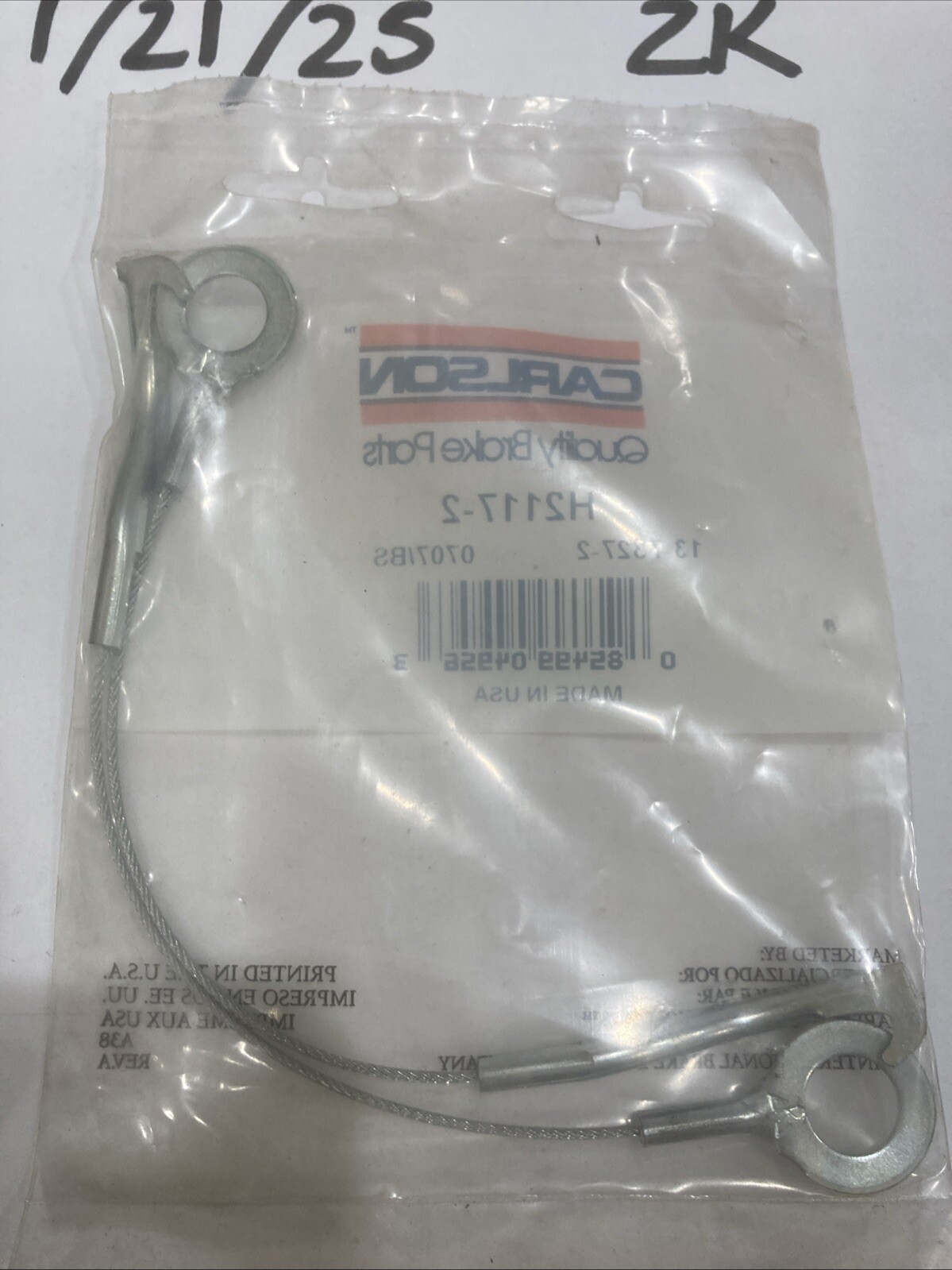 Carlson H2117-2 Drum Brake Self-Adjuster Cable - Image 3