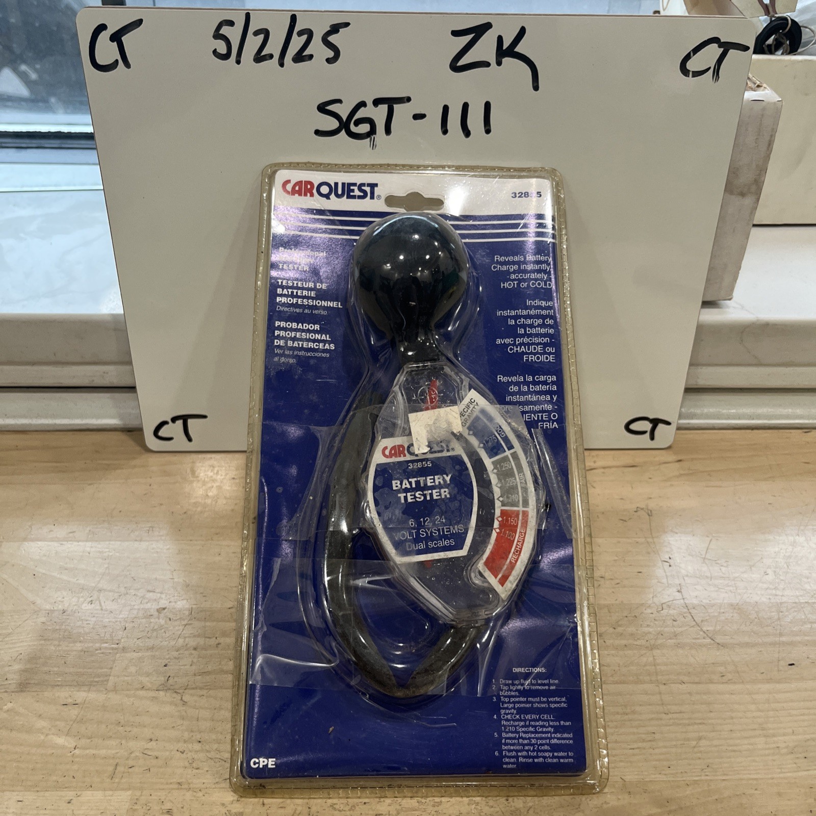 Carquest 32855 Battery Tester 6, 12 & 24v Systems