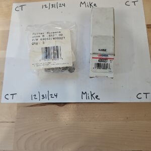 Carquest Filter Screens Size B .552" OD PN: 69052/400027 1 BOX OF 5