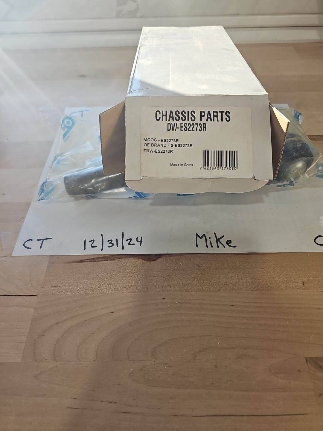 Carquest/Driveworks Steering Tie Rod End ES2273R NOS - Image 3