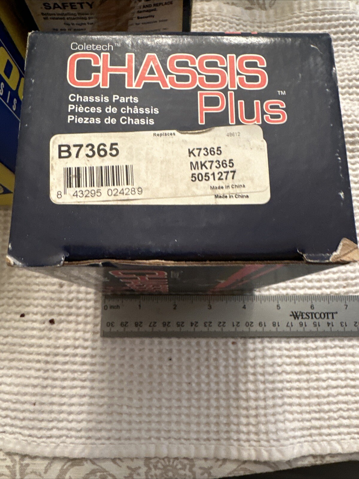 Chassis Plus Suspension Ball Joint Front Lower: B7365 - Image 3