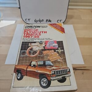 Chilton Dodge Plymouth Trucks 1967-88 Repair Manual 7459