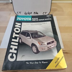 Chilton Repair Manual TOYOTA RAV 4 1996 - 2002 Repair Guide 68670