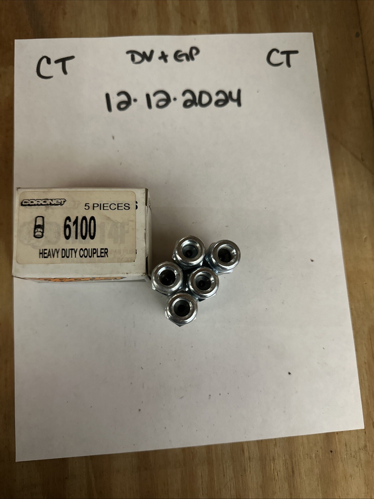 Coronet Heavy Duty Ball Check Coupler Fitting (5 Pack) Lubrimatic 6100