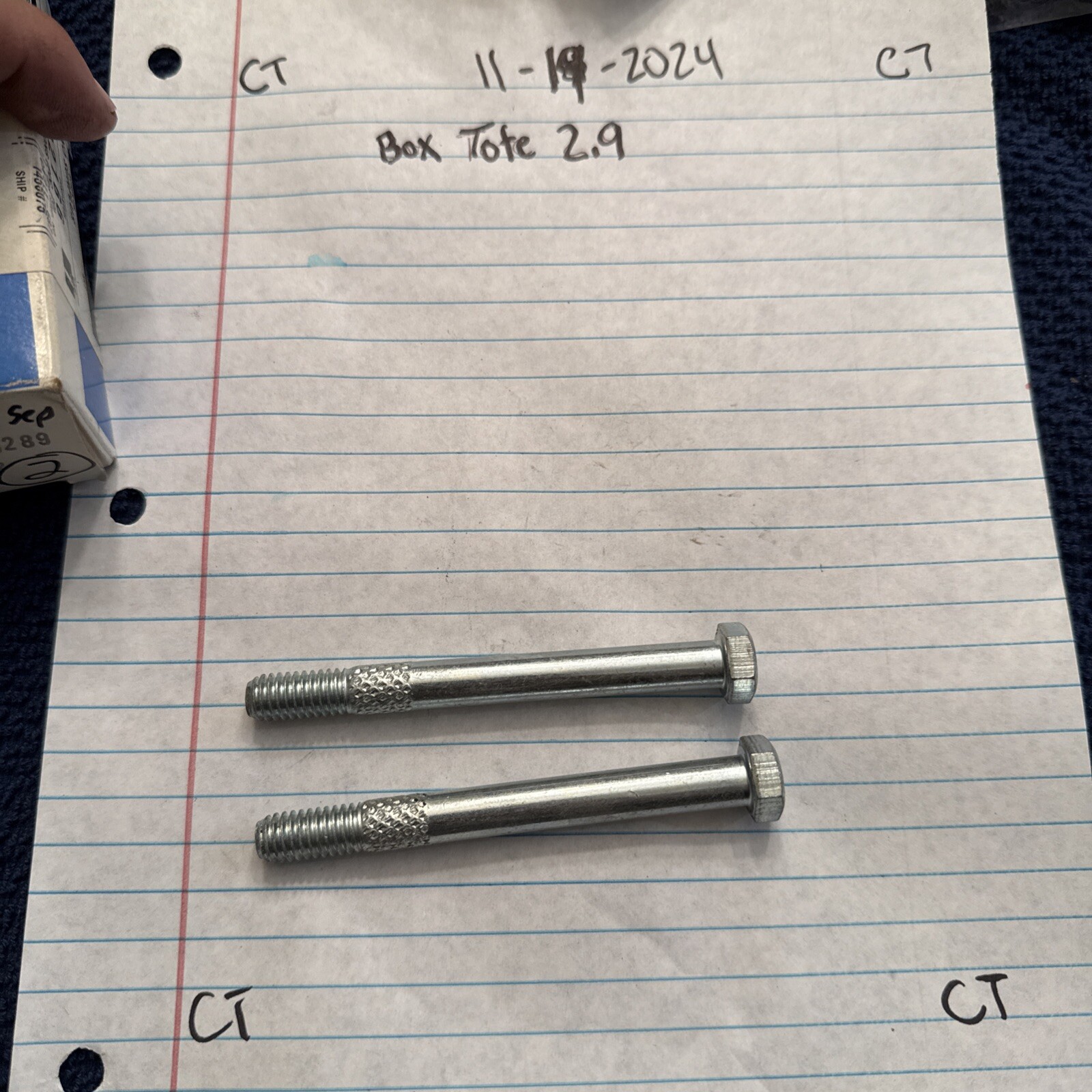 Corvette Starter Bolt GM Part 3733289 Sold as individual pieces