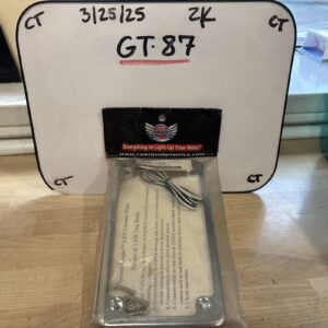 Custom Dynamics Chrome L/P Frame w/Illumination  2030-0533