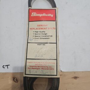 D&D 1700415 Heavy Duty Aramid Replacement Belt fits SIMPLICITY MANUFACTURING