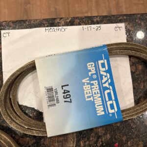 Dayco GPL Premium V-belt L497 or 13RL2460