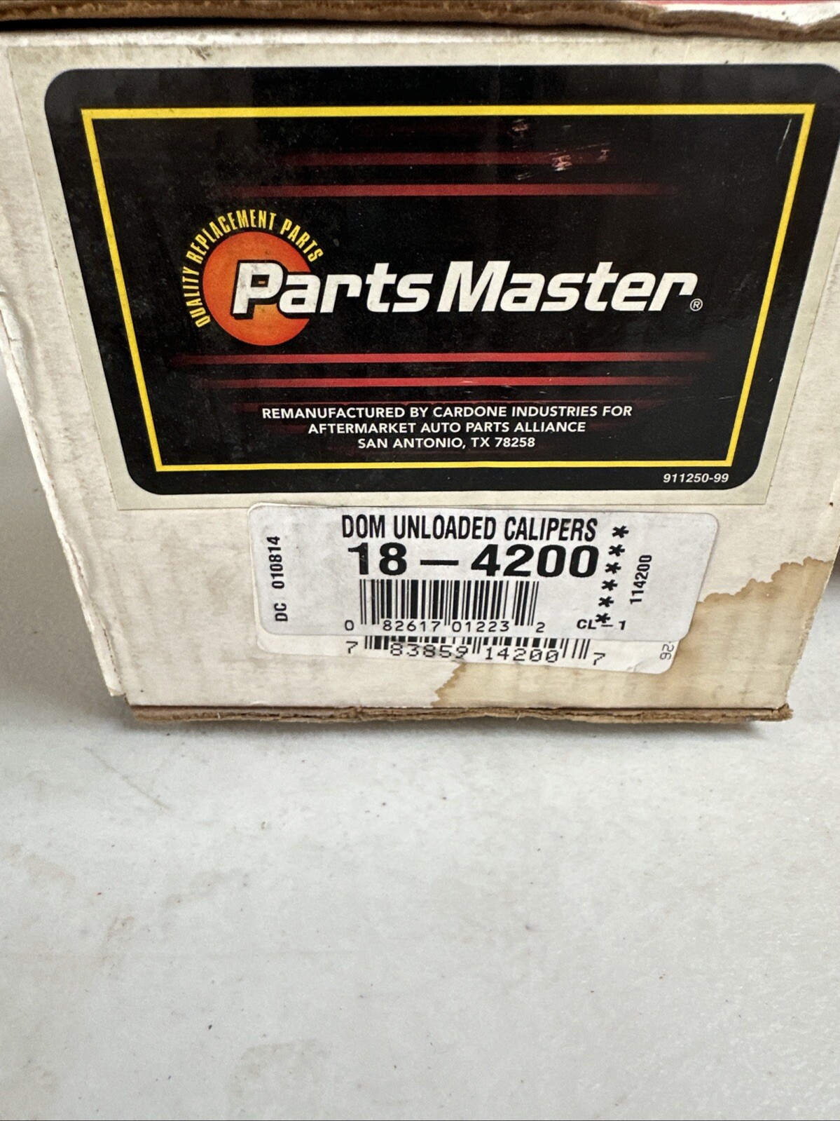 Disc Brake Caliper Cardone 18-4200 Reman
