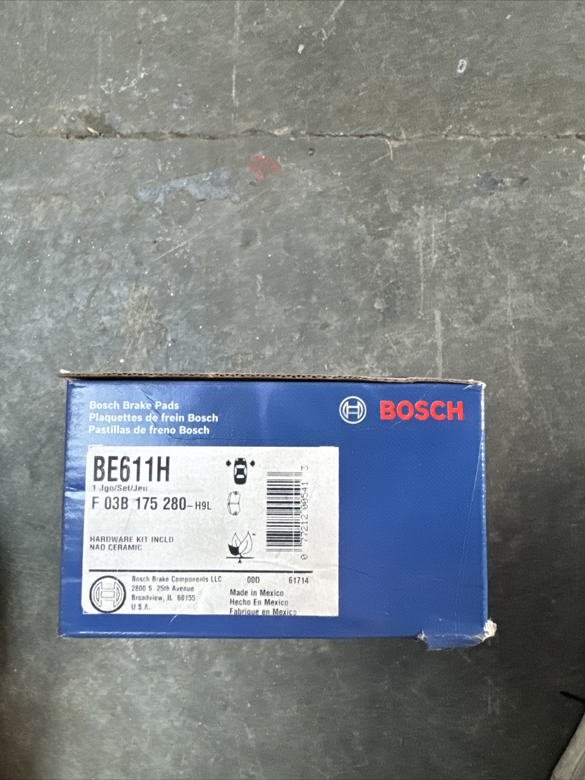 Disc Brake Pad Set-4WD Bosch BE611H