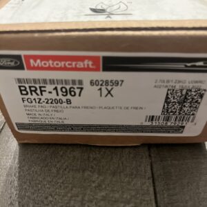 Disc Brake Pad Set Genuine Ford Motorcraft OEM BRF-1967 / FG1Z-2209-B