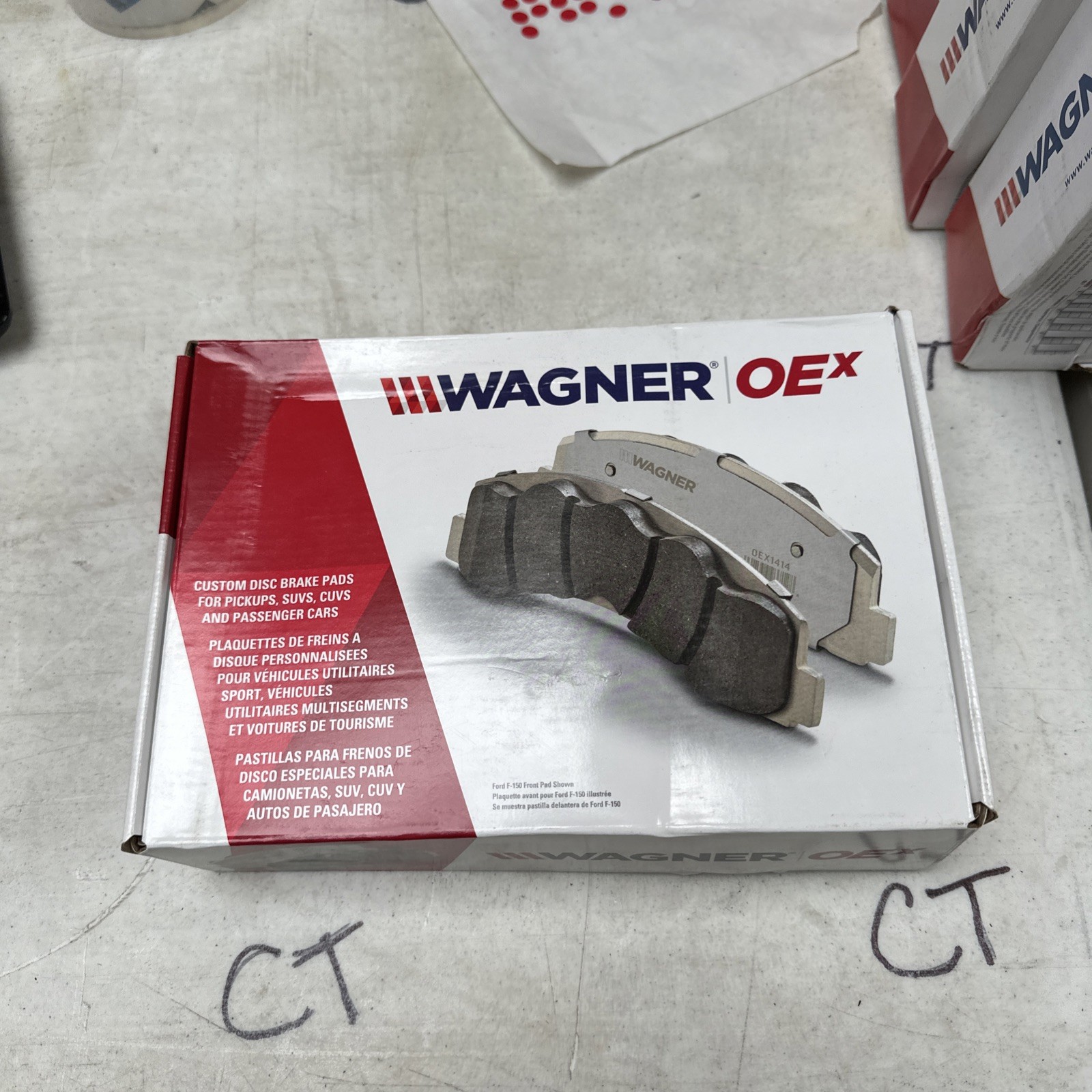 Disc Brake Pad Set-OEX Disc Brake Pad Wagner OEX1322