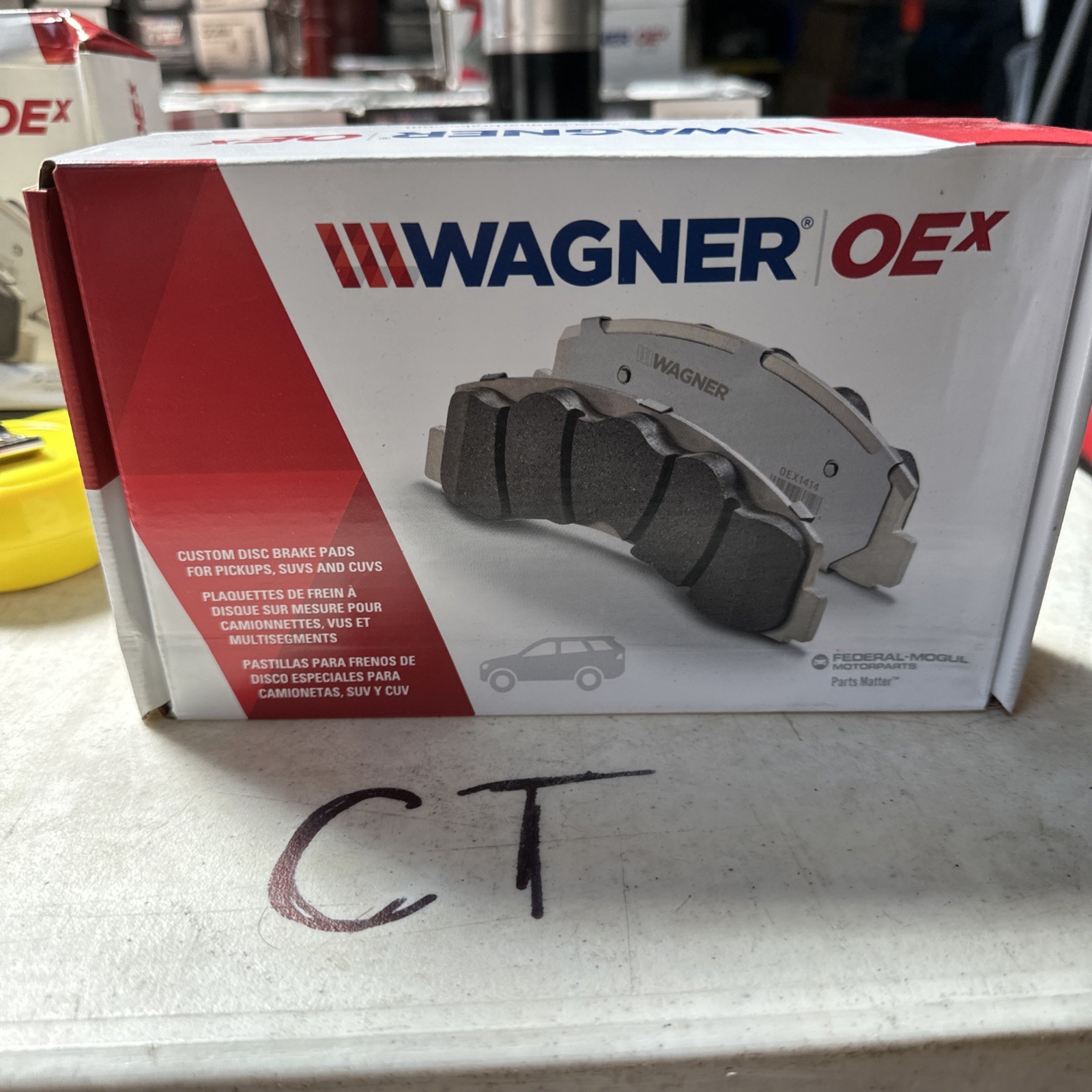 Disc Brake Pad Set-OEX Disc Brake Pad Wagner OEX1377